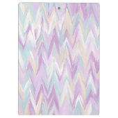 Abstrakte Chevrons Klemmbrett (Rückseite)