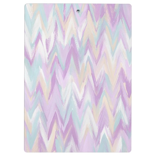 Abstrakte Chevrons Klemmbrett (Rückseite)