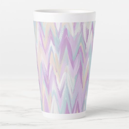 Abstrakte Chevrons Milchtasse (Vorderseite)