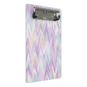 Abstrakte Chevrons Mini Klemmbrett (Schrägansicht)