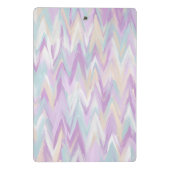 Abstrakte Chevrons Mini Klemmbrett (Rückseite)