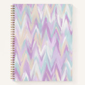 Abstrakte Chevrons Notizblock (Vorderseite)