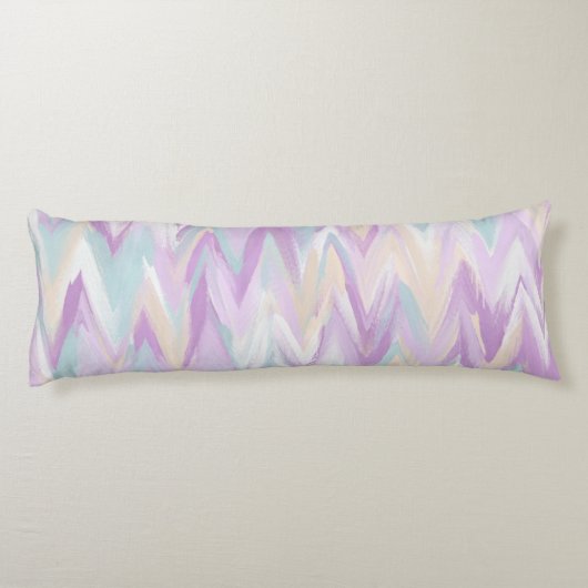 Abstrakte Chevrons Seitenschläferkissen (Rückseite)