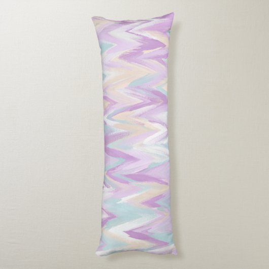 Abstrakte Chevrons Seitenschläferkissen (Rückseite (Vertikal))