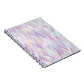 Abstrakte Chevrons Spiral Foto Notebook Notizblock (Rechte Seite)