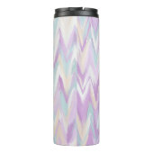 Abstrakte Chevrons Thermosbecher (Rückseite)