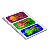 Abstrakte Chile Notizblock (Rechte Seite)