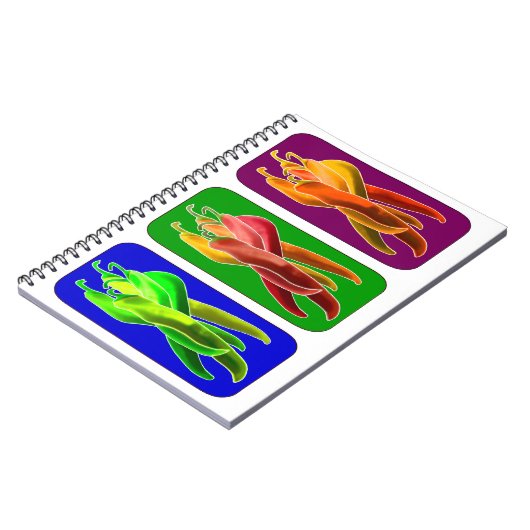 Abstrakte Chile Notizblock (Linke Seite)