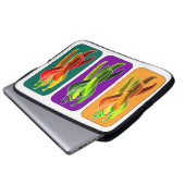 Abstrakte Chilen Laptop Sleeve (Vorne Knopf)