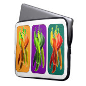 Abstrakte Chilen Laptop Sleeve (Vorderseite Links)