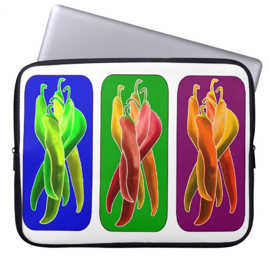 Abstrakte Chilen Laptop Sleeve (Vorderseite)
