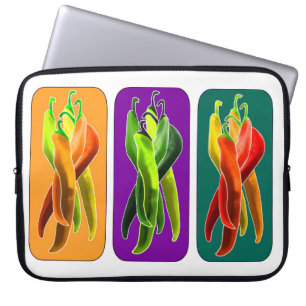 Abstrakte Chiles Laptop-Hülle Laptopschutzhülle