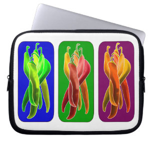Abstrakte Chiles Laptop-Tasche Laptopschutzhülle