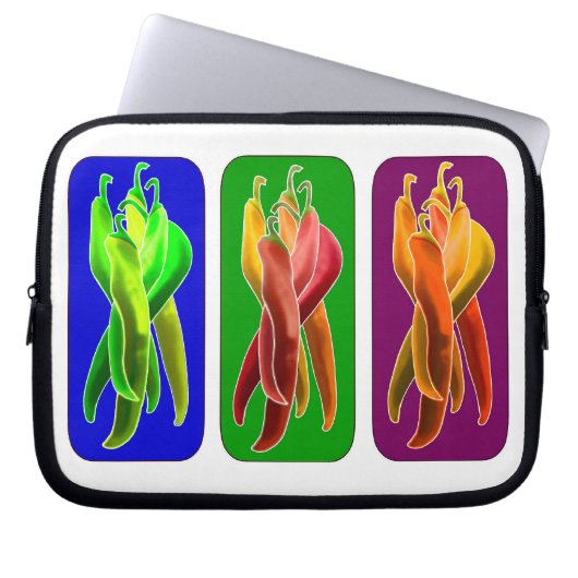 Abstrakte Chiles Laptop-Tasche Laptopschutzhülle (Vorderseite)
