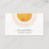 Abstrakte Circle Handmade Schmuck Business Card
