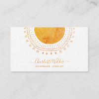 Abstrakte Circle Handmade Schmuck Business Card