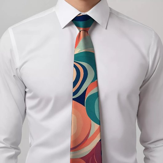 Abstrakte Circle Krawatte