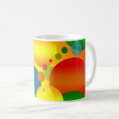 ABSTRAKTE CIRCLES KAFFEE TASSE (VorderseiteRechts)