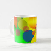 ABSTRAKTE CIRCLES KAFFEE TASSE (Vorderseite Links)