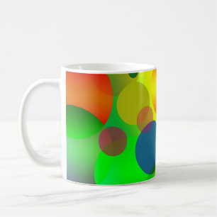 ABSTRAKTE CIRCLES KAFFEE TASSE