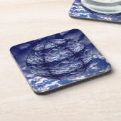 Abstrakte Cloud-3D-Kugel Getränkeuntersetzer (Linke Seite)