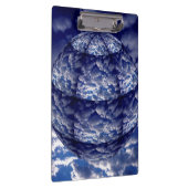 Abstrakte Cloud-3D-Kugel Klemmbrett (Rechts)