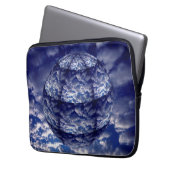Abstrakte Cloud-3D-Kugel Laptopschutzhülle (Vorderseite Links)