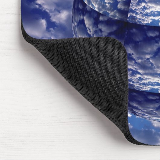 Abstrakte Cloud-3D-Kugel Mousepad (Ecke)
