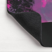Abstrakte Cloudy Moon Mouse Pad Mousepad (Ecke)