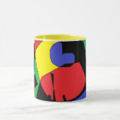 Abstrakte Coffee Tasse (Zentrum)