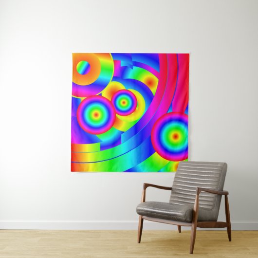 Abstrakte Comet-Tapestry Wandteppich (Beispiel (Horizontal))