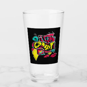 Abstrakte Comicen Graffiti Text grunge städtische  Glas