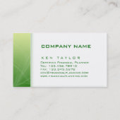 Abstrakte Computer-Geschäfts-Karte moderne Visitenkarte (Rückseite)