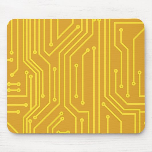 Abstrakte Computerausrüstung Mousepad (Vorne)