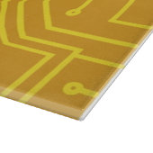 Abstrakte Computerausrüstung Schneidebrett (Ecke)