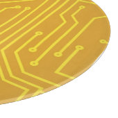 Abstrakte Computerausrüstung Schneidebrett (Ecke)