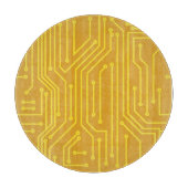 Abstrakte Computerausrüstung Schneidebrett (Vorderseite)