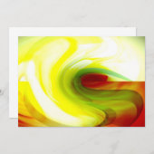 Abstrakte Computereinladungen Einladung (Vorne/Hinten)