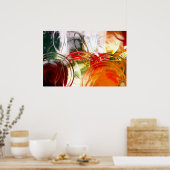 Abstrakte Computerplakate - Digitaldruck Poster (Küche)