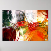 Abstrakte Computerplakate - Digitaldruck Poster (Vorne)