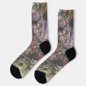 Abstrakte "Confetti zu" Multiprint-Crew-Socken Socken (Linkes Detail)