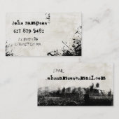 abstrakte coole Geschäftskarte Visitenkarte (Vorne/Hinten)