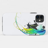 Abstrakte coole Gewässer Paint Spritzer Case-Mate iPhone Hülle (Rückseite (Horizontal))