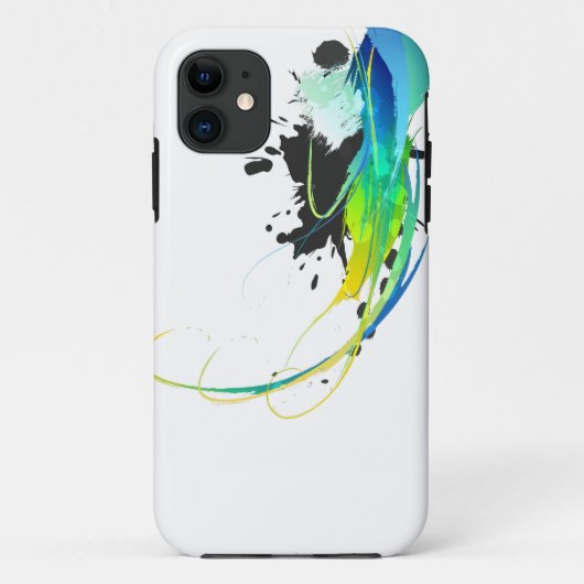 Abstrakte coole Gewässer Paint Spritzer Case-Mate iPhone Hülle (Rückseite)