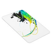 Abstrakte coole Gewässer Paint Spritzer Magnet (Rechte Seite)