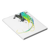 Abstrakte coole Gewässer Paint Spritzer Notizblock (angewinkelt)
