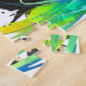 Abstrakte coole Gewässer Paint Spritzer Puzzle (Seite)