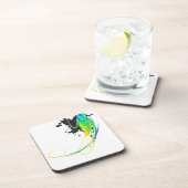 Abstrakte coole Gewässer Paint Spritzer Untersetzer (Rechte Seite)