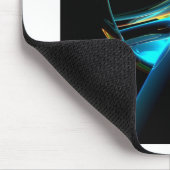 Abstrakte coole helle Show Mousepad (Ecke)