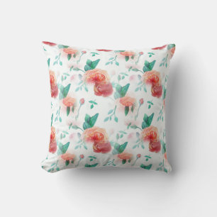 Abstrakte Coole Pastell-Blume Kissen